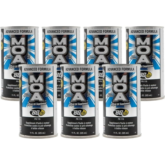 7 Cans of BG Motor Oil Additive MOA