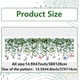 thumbnail image 2 of Calcomanías para ventanas de 37 x 114 cm con diseño de flores de vid, hojas verdes, plantas y mariposas, grandes, estáticas, anticolisiones, decorativas, no adhesivas., 2 of 9