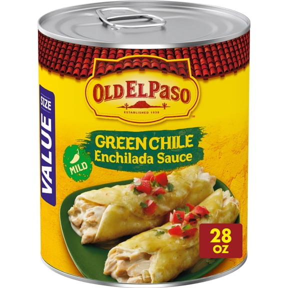 Old El Paso Mild Green Chile Enchilada Sauce, Value Size, 28 oz.