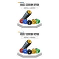 thumbnail image 2 of Guardoinrt Universal Handlebar Grips For Mountain Bikes Smooth Line And Metallic Luster Green 2Set, 2 of 2