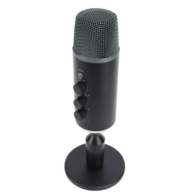 Microphone de Jeu, Microphone à Condensateur Multi-Usage pour Podcasting