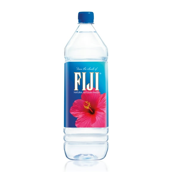 FIJI Natural Artesian Bottled Water 1.5 Liters / 50.7 fl oz (Single Bottle) -100% Natural Electrolytes