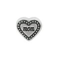 thumbnail image 2 of 925 Sterling Silver Reflections Mom Heart Bead; for Adults and Teens; for Women and Men, 2 of 3