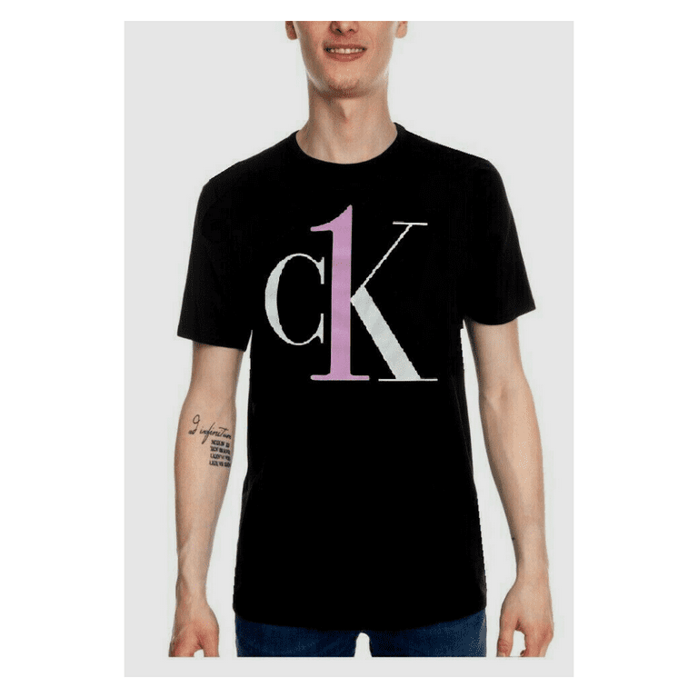 T-shirts Calvin Klein Jeans Cotton Monogram T-Shirt Black