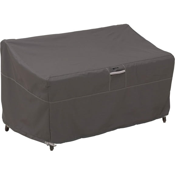 Ravenna Water-Resistant 58 Inch Patio Sofa/Loveseat Cover,Small-Taupe, Patio Furniture Covers