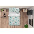 thumbnail image 1 of 3D Cartoon Dolphin Surfing Girl Quilt Cover Set Bedding Set Duvet Cover, 1 of 3