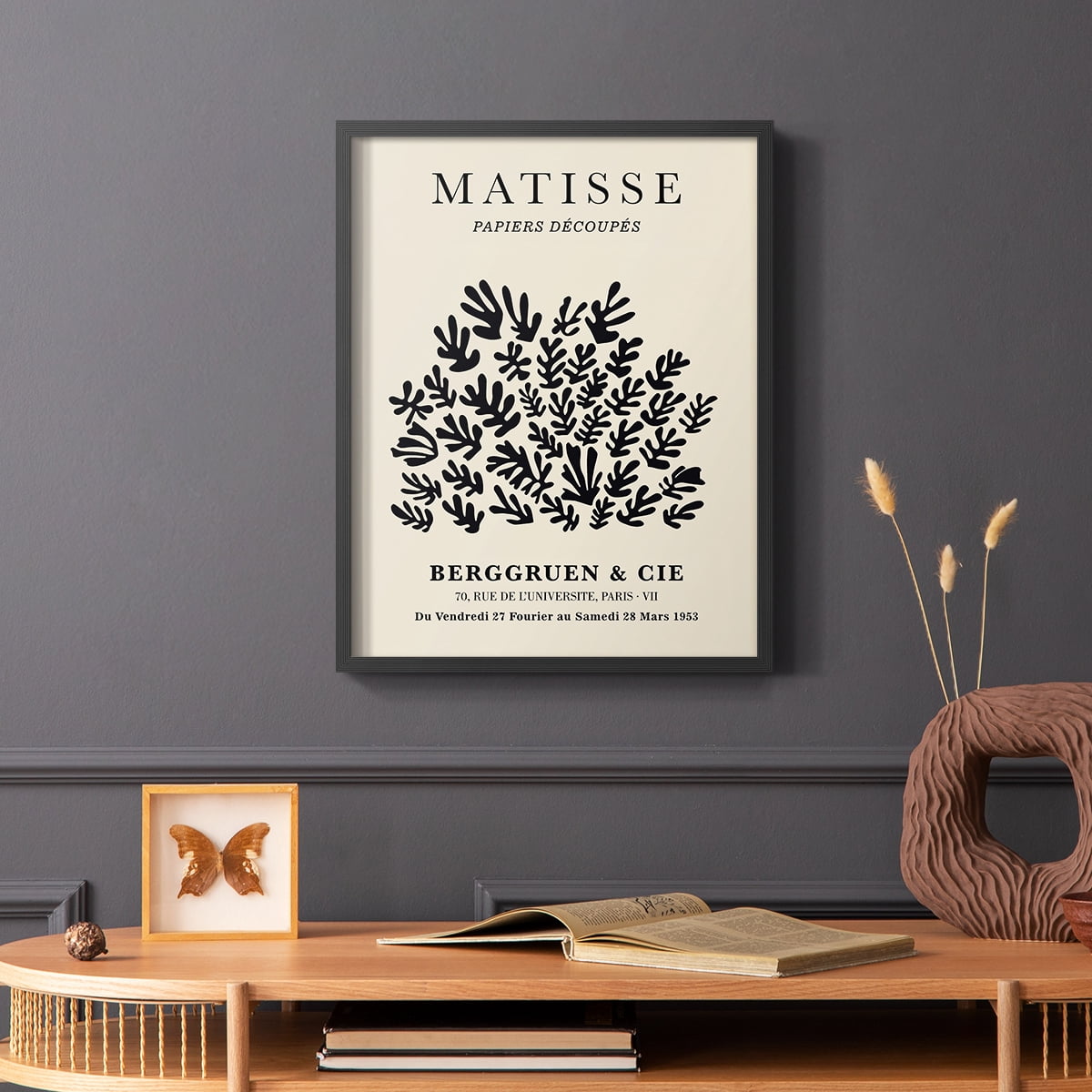 Matisse CXC Framed Print in Black Solid Wood 8 x 10 Framed Print