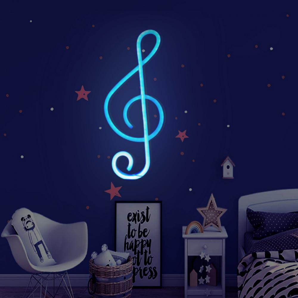 Led Neon Light Wall Light Wall Decor, Battery or USB Powered Light Up