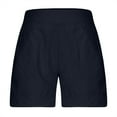 thumbnail image 4 of POROPL Women Shorts Clearance Under $10 Linen Summer Casual Shorts with Pockets, 4 of 6