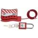 thumbnail image 4 of Bloqueo De Cable De Seguridad, Kit Completo Multiusos De Bloqueo De Cable De Acero Inoxidable Para Gabinete Eléctrico Para Válvula De Compuerta, 4 of 7