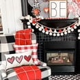 thumbnail image 4 of Valentines Day Pillow Covers 12x20 Pink Heart Valentines Day Pillows Winter Holiday Lumbar Pillow Covers 12x20 Outdoor Pillowcase for Home Decor, 4 of 6