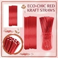 thumbnail image 6 of 100 Pack Paper Straws, Colorful Striped Drinking Straws for Party Supplies, Birthday Wedding Shower Decorations, Paper Straws for Crafts, Bar/Accessories for Drinks C, 6 of 7