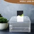 thumbnail image 6 of WHAMVOX Transparent Acrylic Business Card Holder Box MultiFunction Card Storage for Daily Use, 6 of 8