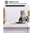 thumbnail image 6 of Large Induction Cooktop Protector Mat Easter Stove Top Covers for Electric Stove, Spring Watercolor Bunny Flower Leaf Grey Plaid Decorative Stove Burner Cover Mats, Glass Top Stove Cover, 6 of 7