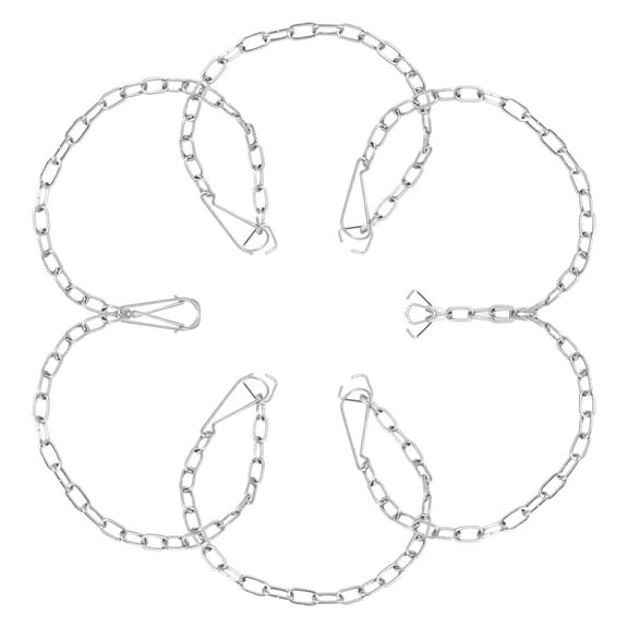 NICEXMAS 6Pcs Toilet Tank Flapper Parts Stainless Steel for Plumbing System Universal Fit