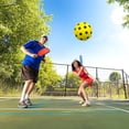 thumbnail image 3 of QenASHaing 2Pcs Quiet Pickleball Balls,Silent Foam Pickleballs for Indoor and Outdoor Practice,Noise Reducing Soft Pickleball Practice Balls with 40 Concave Holes, 3 of 7