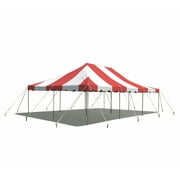 Party Tents Direct Weekender Outdoor Canopy Pole Tent, Red, 20 ft x 30 ft