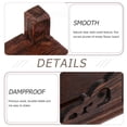 thumbnail image 4 of GAXIRE Support d'Exposition Curio pour Bureau Rouge Foncé 1 Pcs, 4 of 6