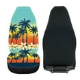 thumbnail image 5 of Jeiento Hawaii Car Front Seat Covers 2 PCS Coconut Tree Auto Seat Cover Protector Universal Fit for Most Cars,Truck,SUV,Van Interior Accessories Decoration, 5 of 7