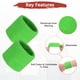 thumbnail image 5 of Uxcell 12PCS Bandas de sudor deportivas, muñequeras de algodón absorbentes de sudor para entrenamiento/baloncesto/correr [Verde fruta, 5cm de ancho], 5 of 7