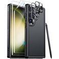 thumbnail image 1 of wonima11 for Samsung Galaxy Note 20 Case (NOT for Ultra Version), Heavy Duty Defender Case Dustproof Shockproof Protection 3 in 1 Rugged Cover for Samsung Galaxy Note 20 6.7 inch (Black), 1 of 1