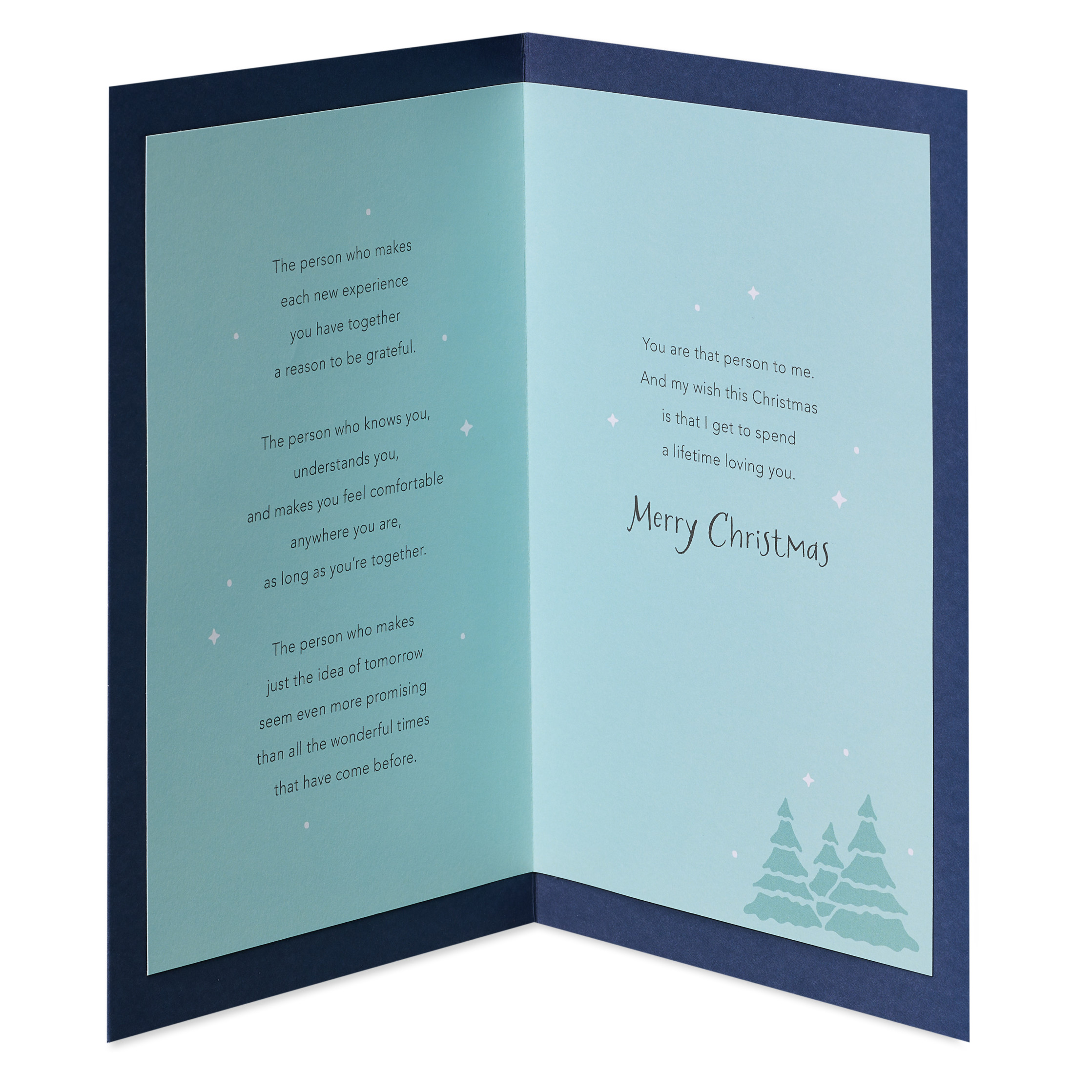 American Greetings Romantic Christmas Card (Lifetime Loving You)