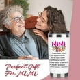 thumbnail image 6 of Best Mimi Gifts From Grandson Funny Travel Tumbler Gifts for Mimi From Granddaughter Christmas Birthday Presents From Grandchildren -20oz White Mimi Water Cup With Straw and Lip, 6 of 6