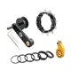 thumbnail image 5 of Tensor de la cadena de bicicletas Ajuste de cadena Convertidor Accesorios de ciclismo Reemplazo de de portátil con espaciadores, 5 of 8