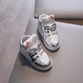 thumbnail image 5 of YYYTop Girls Shoes, Girls' Luminous Lighting Shoes Children's Cute Bow Princess Shoes Casual Walking Shoes Boys Shoe Size 12 Toddler Sneakers Size 6 Silver Up To 30% Off, 5 of 5