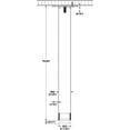 thumbnail image 2 of 34 1/2" Hafele Table Legs Set of 4, Steel, Black, 2 of 2