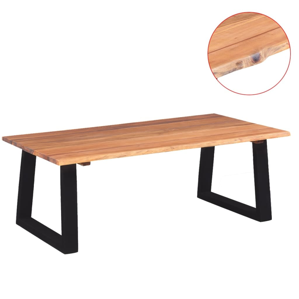 Lowestbest Outdoor Wood Dining Table, Rectangular Kitchen Table, Modern Outdoor Dining Furniture, Teak Color Lowestbest Outdoor Wood Dining Table, Rectangular Kitchen Table, Modern Outdoor Dining Furniture, Teak Color