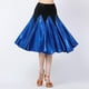 thumbnail image 2 of Faldas de baile de salón para mujer, ideales para practicar vals, chachachá y fiestas de tango moderno. Azul, 2 of 7