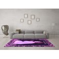 thumbnail image 3 of Ahgly Company Indoor Rectangle Persian Purple Traditional Area Rugs, 2' x 4', 3 of 4