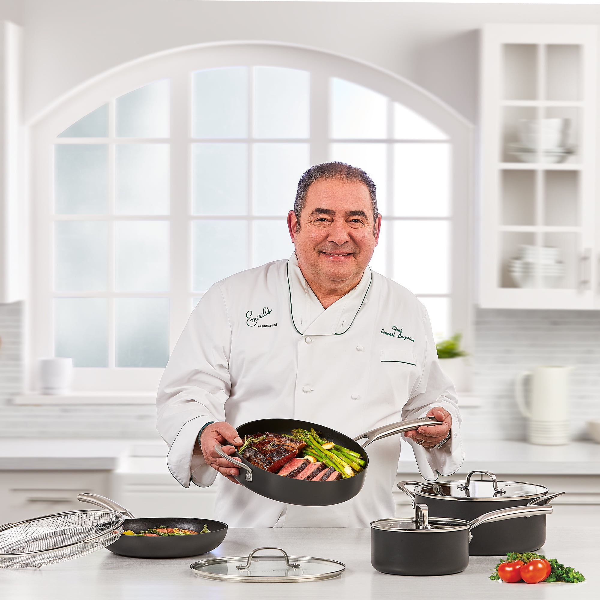 Emeril Lagasse's 5-Star Rated Cookware Set Is on Sale Today at Walmart & It  Makes a Great Holiday Gift
