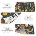 thumbnail image 2 of joogoo Women's Pajama Lounge Shorts Pumpkins Ghost Bats Halloween Bottoms Sleep Short S, 2 of 7