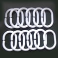 thumbnail image 3 of Paquete de 10 piezas de 12 ganchos para cortina de ducha de plástico, 3 of 3
