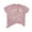 Pink, variant on Women Summer Tops Women Floral Print Short T Crew Neck Short Sleeve T Shirt Top Scrub Top Stretch Fit Shirt Loose Blouse Sleeve V Neck Tee Blouse Extra Small Long Pack Color Size Pocket Pink 2XL