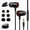 Black, variant on Wired Headphones with Microphone, Noise Cancelling in-Ear Earphones, 3.5mm Jack Earbuds Lightweight Headphones Compatible With Samsung,HUAWEI,iPad,iPhone,Xiaomi,PC,Laptop,Tablets and More Jack Device