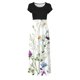 thumbnail image 4 of ICHUANYI Clearance Women's Floral Print Colorful Summer Dress Short Sleeve Dresses Beach Casual Maxi Sundress(White, XL) ICHUANYI WER2023081116405, 4 of 5
