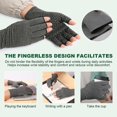 thumbnail image 3 of Gants de Compression Thermique pour Thérapie de l'Arthrite à Ions de Titane à Infrarouge Lointain, Gants Infrarouges pour Soulager les Symptômes de l'Arthrite Kr, 3 of 4