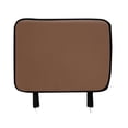 thumbnail image 1 of Protector de asiento trasero de coche para niños, alfombrillas para patadas de coche, protección impermeable Marrón Pequeño, 1 of 9