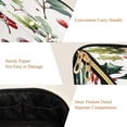 thumbnail image 2 of Iauyy Rhombus Cosmetic Bag with Handle Large Capacity Luxury Twill Travel Makeup Bag ,Watercolor Collage Collection, 2 of 8