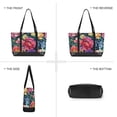 thumbnail image 6 of FORMRS Canvas Laptop Tote Bag for Women with 15.6" Computer Compartments Shoulder Handbag, Ethereal Floral Harmony, 6 of 7