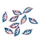 thumbnail image 1 of Colgantes de Hojas de árbol para Hallazgos Artesanales para Un Collar de Accesorios de Bricolaje Azul profundo, 1 of 7