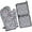 White-3, variant on Leopard Print Oven Mitts and Pot Holders Set Of 4, Heat Resistant Kitchen Gloves with Non-Slip Grip, Hanging Loop, Soft Cotton Lining for Baking, Cooking, Grilling, Barbecue