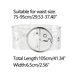 thumbnail image 3 of Cinturones de cintura ancha transparentes con ojal para mujer para vestidos Cinturones transparentes Hebilla de pasador Hebilla redonda plateada 75-95cm/29.53-37.40", 3 of 4