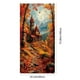 thumbnail image 3 of Fondo de tela de poliéster para puerta con diseño de castillo de calabaza de Acción de Gracias, decoración de 35,43 x 70,87 pulgadas, para colgar en la puerta, decoración festiva de temporada para la, 3 of 8