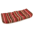 thumbnail image 1 of Blazing Needles Sangria Outdoor Bench Cushion, 1 of 1