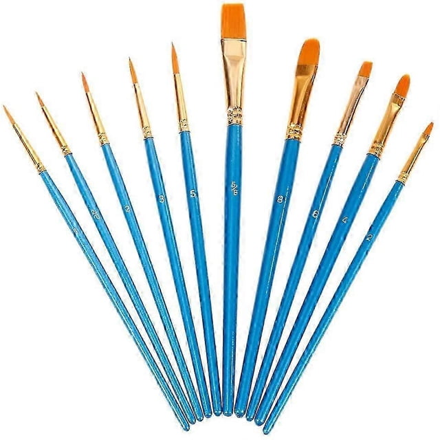 10PCS Artist Paint Brushes Set Multifunctional Nylon Paint Brushes,Art Painting Supplies