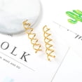 thumbnail image 4 of 20pcs espiral heavyins tornillos de pelo abrazaderas de pelo simple clips de pelo accesorios para mujeres niñas doradas, 4 of 8